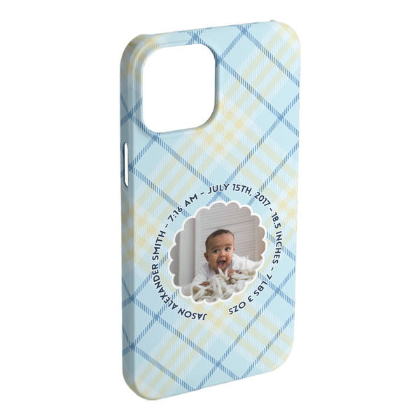 Custom Baby Boy Photo iPhone Case - Plastic - iPhone 15 Plus