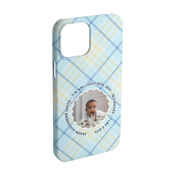 Custom Baby Boy Photo iPhone Case - Plastic - iPhone 15 Pro