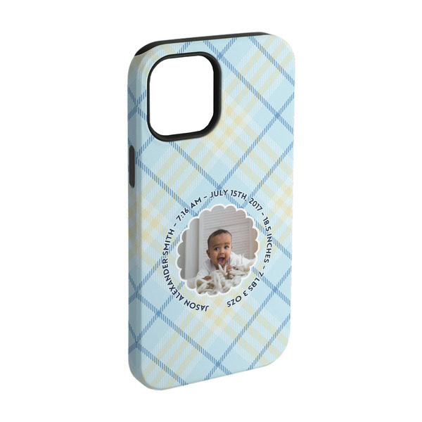 Custom Baby Boy Photo iPhone Case - Rubber Lined - iPhone 15