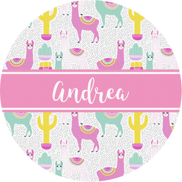 Custom Llamas Multipurpose Round Labels - 1" (Personalized)