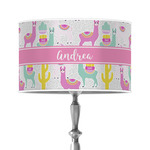 Llamas 12" Drum Lamp Shade - Poly-film (Personalized)