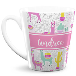 Llamas 12 Oz Latte Mug (Personalized)