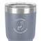 Llamas 30 oz Stainless Steel Ringneck Tumbler - Grey - Close Up