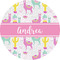 Llamas 5" Multipurpose Round Label - Single Sticker