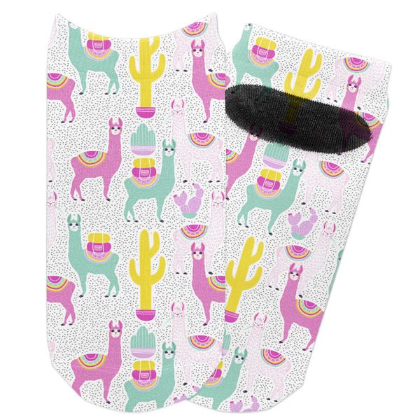 Custom Llamas Adult Ankle Socks