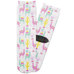 Llamas Adult Crew Socks