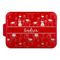 Llamas Aluminum Baking Pan - Red Lid - FRONT