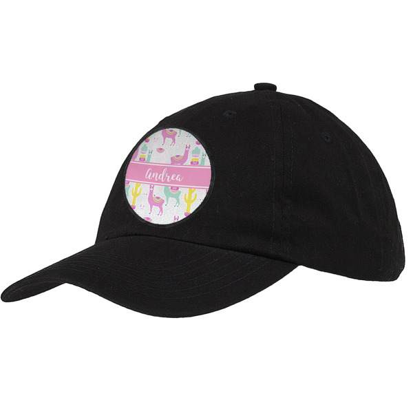 Custom Llamas Baseball Cap - Black (Personalized)