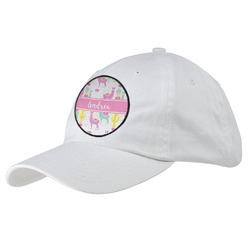 Llamas Baseball Cap - White (Personalized)