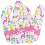 Llamas Baby Bib w/ Name or Text