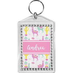 Llamas Bling Keychain (Personalized)