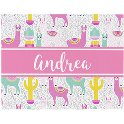 Llamas Woven Fabric Placemat - Twill w/ Name or Text