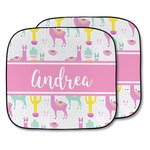 Llamas Car Sun Shade - Two Piece (Personalized)