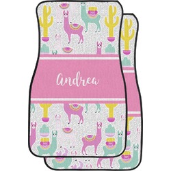 Llamas Car Floor Mats (Front Seat) (Personalized)