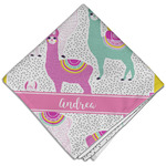 Llamas Cloth Dinner Napkin - Single w/ Name or Text