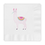 Llamas Embossed Decorative Napkins