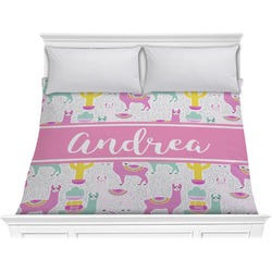 Llamas Comforter - King (Personalized)