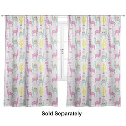 Llamas Curtain Panel - Custom Size