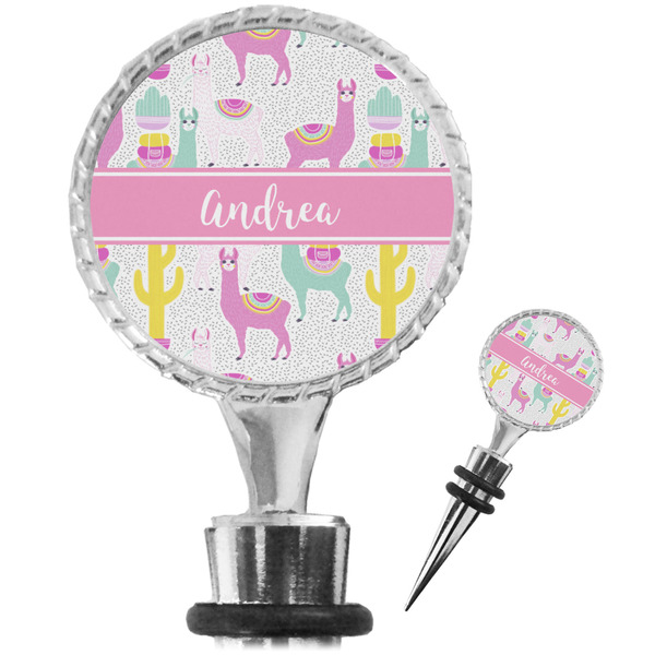 Custom Llamas Wine Bottle Stopper (Personalized)