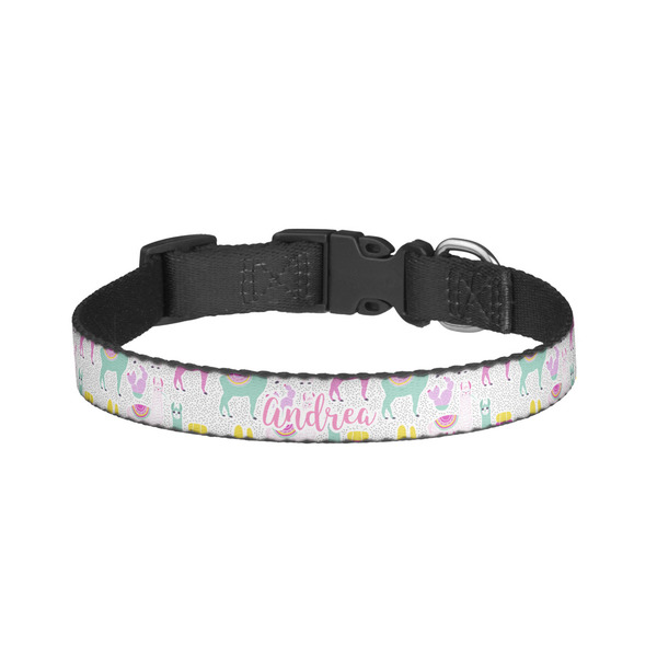 Custom Llamas Dog Collar - Large (Personalized)