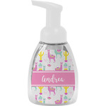 Llamas Foam Soap Bottle - White (Personalized)