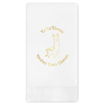 Llamas Guest Napkins - Foil Stamped (Personalized)