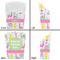 Llamas French Fry Favor Box - Front & Back View