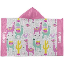 Llamas Kids Hooded Towel (Personalized)