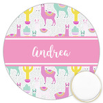 Llamas Printed Cookie Topper - 3.25" (Personalized)