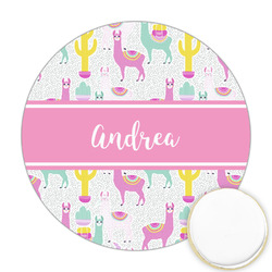 Llamas Printed Cookie Topper - 2.5" (Personalized)