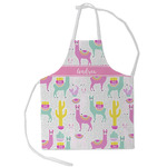 Llamas Kid's Apron - Small (Personalized)