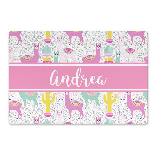 Custom Llamas Large Rectangle Car Magnet (Personalized)