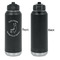 Llamas Laser Engraved Water Bottles - Front Engraving - Front & Back View