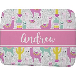 Llamas Memory Foam Bath Mat - 48"x36" (Personalized)