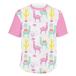 Llamas Men's Crew T-Shirt - Large
