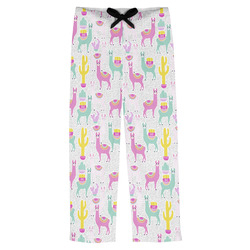 Llamas Mens Pajama Pants - L