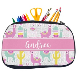 Llamas Neoprene Pencil Case - Medium w/ Name or Text