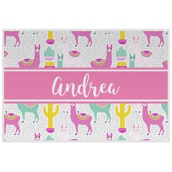 Llamas Laminated Placemat w/ Name or Text