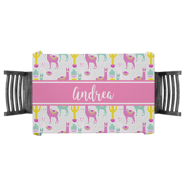 Custom Llamas Tablecloth - 58"x58" (Personalized)