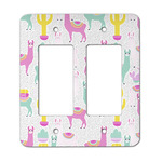 Llamas Rocker Style Light Switch Cover - Two Switch