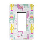 Llamas Rocker Style Light Switch Cover - Single Switch