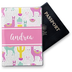 Llamas Vinyl Passport Holder (Personalized)