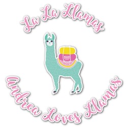 Llamas Graphic Decal - XLarge (Personalized)