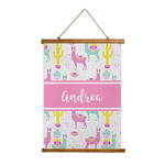 Llamas Wall Hanging Tapestry - Tall (Personalized)