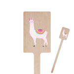 Llamas Rectangle Wooden Stir Sticks