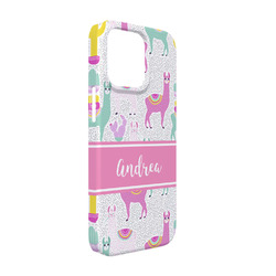 Llamas iPhone Case - Plastic - iPhone 13 Pro (Personalized)