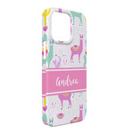 Llamas iPhone Case - Plastic - iPhone 13 Pro Max (Personalized)