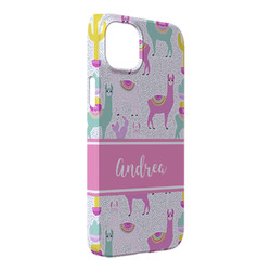 Llamas iPhone Case - Plastic - iPhone 14 Pro Max (Personalized)
