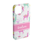 Llamas iPhone Case - Plastic - iPhone 15 Pro (Personalized)