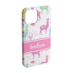 Llamas iPhone Case - Plastic - iPhone 15 Pro (Personalized)